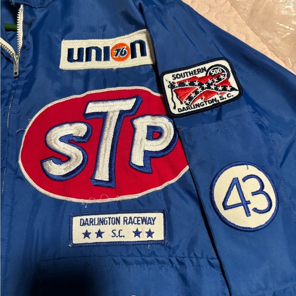 Vtg 70s Richard Petty Jacket Ebert Darlington Patches Winston Cup Southern 500 - Picture 4 of 7
